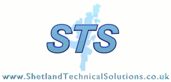 Shetland Technical Solutions logo spinning animated gif